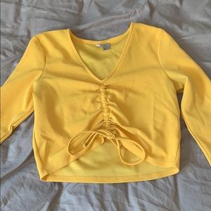 Long sleeve cropped tip